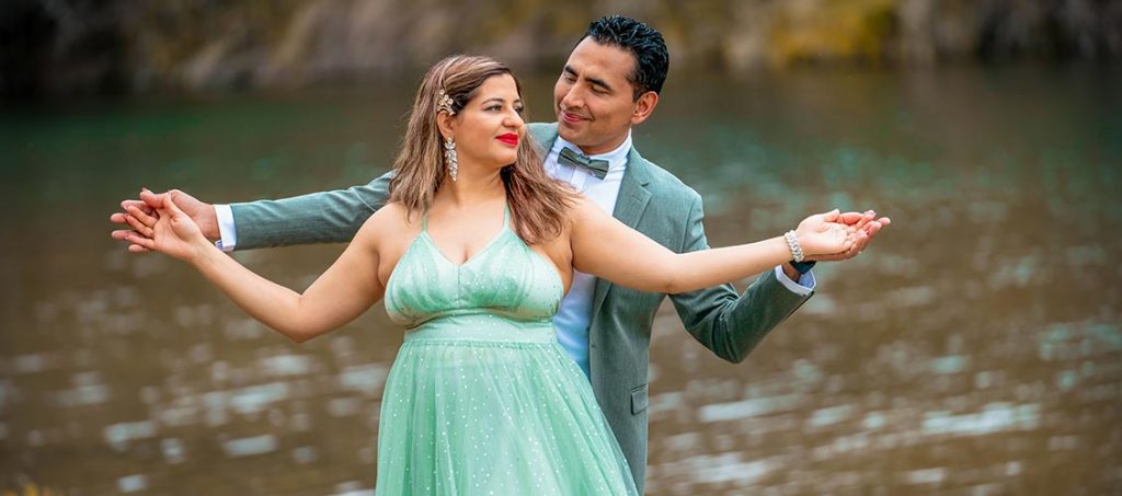 Couple Portrait at Wedding